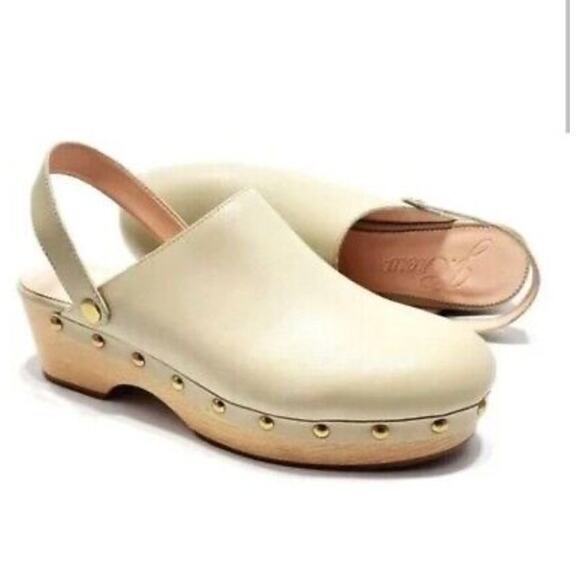 J. Crew Studded Clog Wooden Mules‎ - Picture 1 of 12
